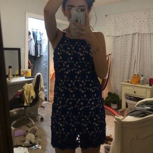 GB girls blue thread detailing